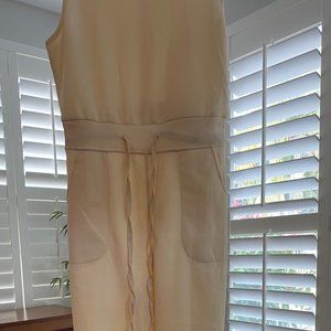 Two Size Medium JUMPSUITS, non-branded, Black, Cream, Comfy!
